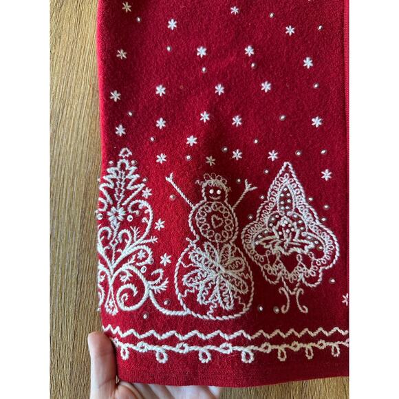 Talbots Vtg Merino Wool Winter Pattern Sweater Vest Size Medium - Picture 4 of 8